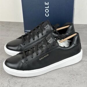 Cole Haan Women's GC Daily Black Leather Sneakers Size 7B New In Box